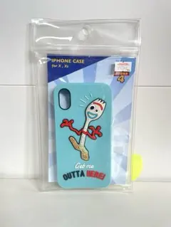 【美品】トイ・ストーリー4フォーキー iPhoneX/Xsケース ライトブルーのサムネイル