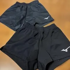 Mizuno ブラックショートパンツ Mサイズ160サイズ2枚