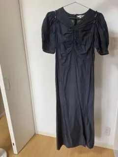 MOUSSY デニムワンピース パフスリーブ