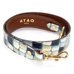 【美品】アタオ ショルダーベルト ヴィトロ ホワイト 定価 ￥17,600-