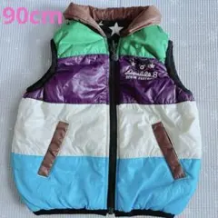 90cm ダブルビー ミキハウス 中綿ベスト