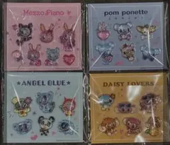 新品未開封☆ナルミヤキャラクターズ ぷっくりシール 4種セット コンプリート