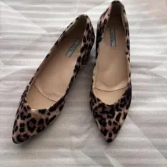 新品　EVOL イーボル　ILIMA イリマ　レオパード柄　パンプス　ヒョウ柄