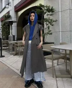 2025年最新】Ameri VINTAGE 丈：ロング ベスト・ジレの人気