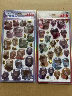 うるちゅるポップシール　名探偵コナン　２点セット