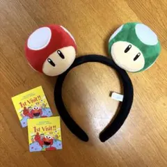 USJ マリオ スーパーキノコ カチューシャ　ニンテンドーワールド
