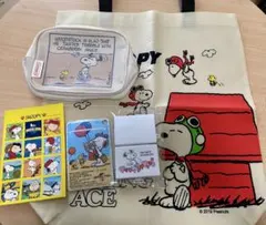 とても可愛い人気のスヌーピーポーチ他合計5点セット♪ 送料無料　早い者勝ち！