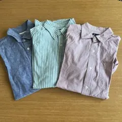 GAP GU カジュアル　長袖　シャツ3 枚セット