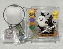 ガチャ詰めポーチ PEANUTSスヌーピー&ウッドストック ゴーストハウス 1個