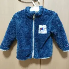 Champion フリースジャケット 青　ふわふわ　あったか　男の子