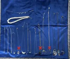 シルバー ゴールド ネックレス13点 ＋ブレスレット1点 まとめ売り