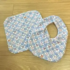 すみれとくまのスタイ・￼ガーゼタオル♡
