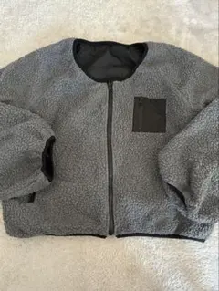 グレー フリース ジャケット ＊リバーシブル