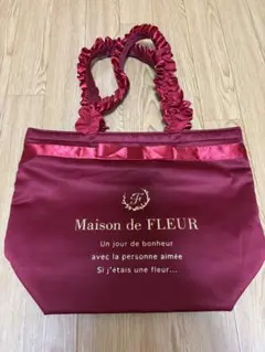 赤 トートバッグ