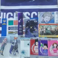 ヒロアカ Ａ組 11点セット タオル アクキー アクスタ ステッカー カード