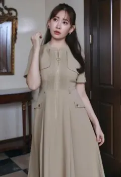 herlipto Nora Front Zip Dress - メルカリ