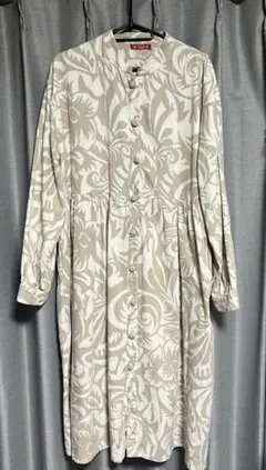 インド綿　シャツワンピース