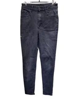 GU ジーユー ウルトラストレッチスキニージーンズ ブラック　レディース