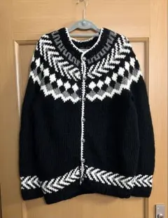 メンズカーディガン ウール