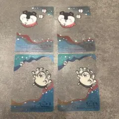 ちいかわ クリアカード 4枚セット