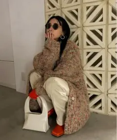 AMERI FUNNY YARN KNIT JACKET