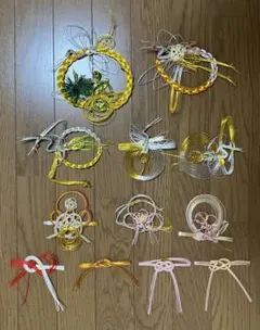 水引　和飾り　鶴　ハンドメイド　リメイク　DIY まとめ売り　12個セット