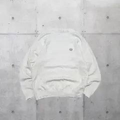 FRED PERRY ロゴスウェット ホワイト XL相当のサムネイル