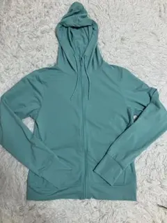 UNIQLO エアリズムパーカー Sサイズ ライトグリーン　ドライ　UVカット