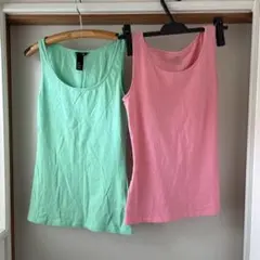 H&M タンクトップ 2枚セット