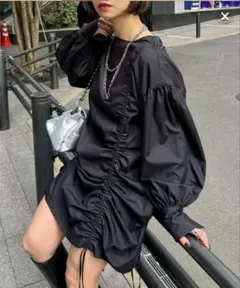 ページボーイ　ドロストオーバーミニワンピース　新品未使用　タグ付き