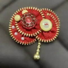 ハンドメイド ブローチ