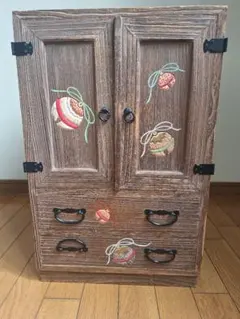 浅草箱長　桐　工芸品　箪笥