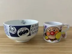 ⭐︎最終値下げ⭐︎【美品セット】アンパンマンミュージアム限定 丼鉢 マグカップのサムネイル