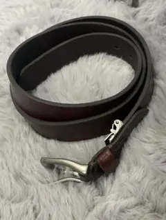 エドウィン　EDWIN レザーベルト　茶　革ベルト