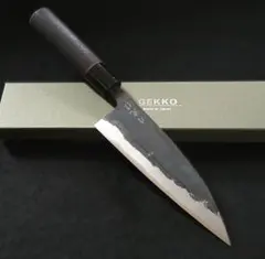1点物】青紙1号 黒打 三徳包丁 185㎜ G9443 ブビンガ柄 月光作 - メルカリ