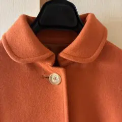 オレンジ色レトロコート　38size