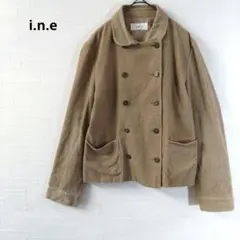 i.n.e ダブルボタン ショートジャケット ベージュ 柔らかのサムネイル