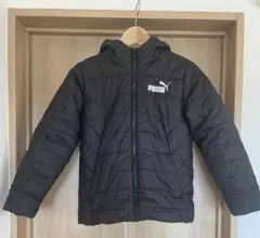 [美品]PUMA（プーマ）キッズ用フード付き中綿ジャケット