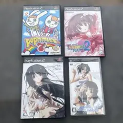PS2ソフト 3本セット ポップミュージック 7 他 PSPソフト1本セット