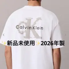 新品✨2026年製　Calvin Klein カルバンクラインロゴTシャツ 白のサムネイル