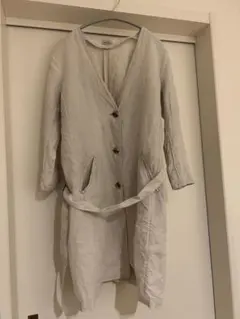 ノンブルアンペール⭐︎リネンシャツ風トレンチ