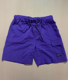 キッズ　半ズボン　ハーフパンツ　150 紫色