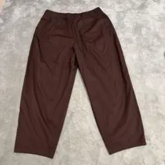 GU ブラウン チノパン ゴムウエスト　メンズ