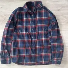 長袖チェックシャツ 男の子