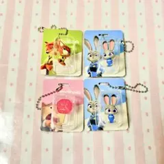 ズートピア ブリスターチャームコレクション ニック、ジュディ、レミング