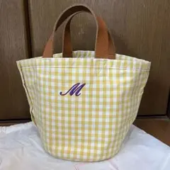 完売 LUDLOW ギンガムチェック トートバッグ イエロー 春夏 極美品のサムネイル