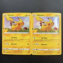 ポケカ ジェネラルミルズ ピカチュウ ホロ 25th プロモ 英語版 2枚セット