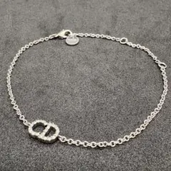 Dior ブレスレット CLAIR D LUNE 現行 CD ロゴ シルバー