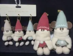 ディズニー　クリスマス　リルリンリン　ぬいぐるみバッジ　ぬいぐるみチャーム