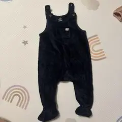 H&M ネイビー ロンパース 62 (9M)